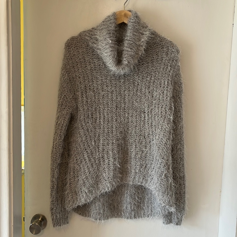Joseph A. Fuzzy Cowl Neck Sweater